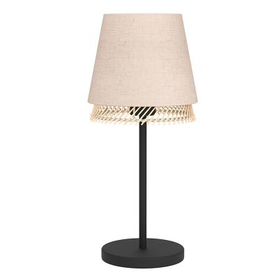 Kangas pöytävalaisin beige, Ruby, katkaisimella
