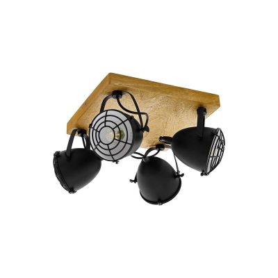 Rustiikkinen puu kattokohdevalaisin ruskea, Pasquale