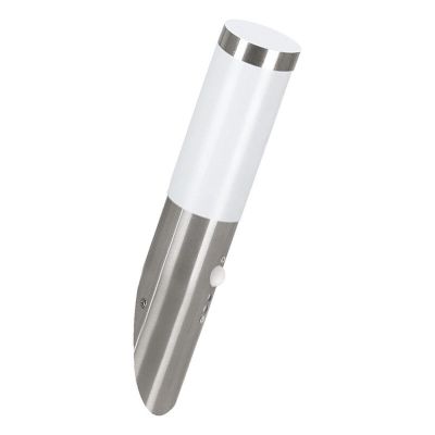 Muovi liiketunnistimella varustettu ulkoseinävalaisin hopea, Carlein, IP44