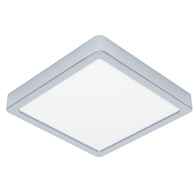 Muovi kylpyhuoneen kattovalaisin kromi, Geraldo, 17W, 3000K LED, IP44