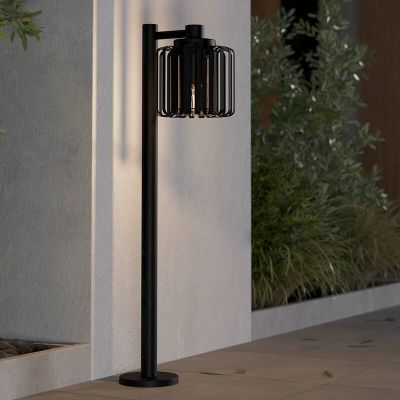 Teollinen alumiini ulkovalaisin musta, Rebecca, IP65