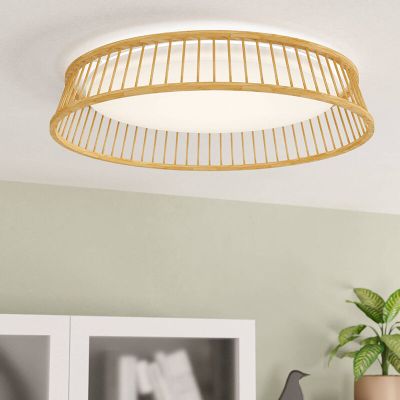 Rustiikkinen kattolamppu puu, Jolene, 20W, 3000K LED