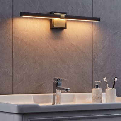 Moderni muovi kylpyhuoneen seinävalaisin messinki, Natasha, 11W, 3000K LED, IP44