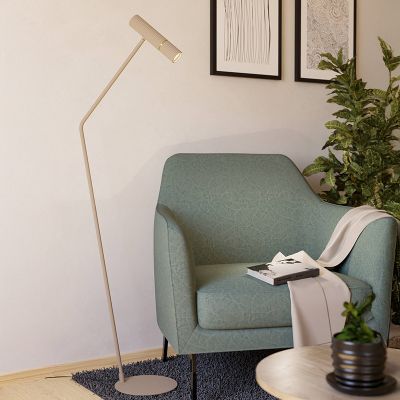 Moderni teräs lattiavalaisin beige, Vahid, katkaisimella