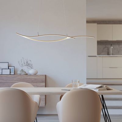 Design teräs riippuvalaisin ruskea, Tevin, 20W, 4000K LED