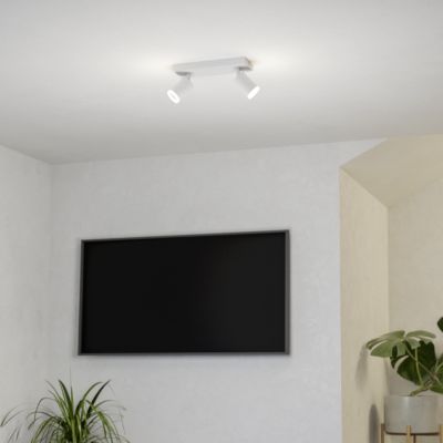 Moderni alumiini smart loftlampe valkoinen, Mayke, 3,7W, RGBW LED