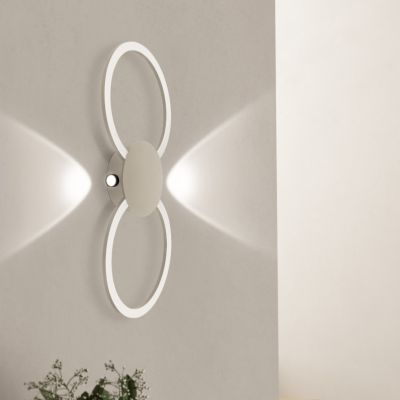 Design alumiini seinävalaisin ruskea, Vixa, 20W, 3000K LED