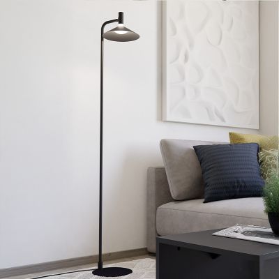 Moderni teräs lattiavalaisin musta, Phuong, 7,5W, RGBW LED