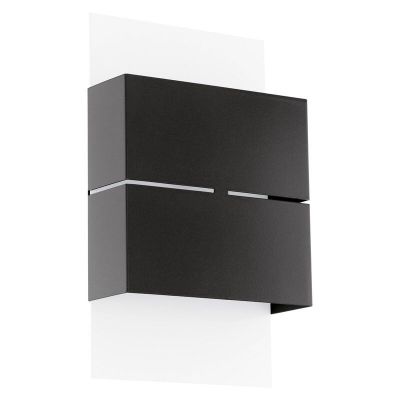 Moderni metalli ulkovalaisin musta, Ishaya, 3W, 3000K LED, IP44