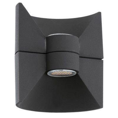 Moderni alumiini ulkovalaisin antrasiitti, Josefina, 3W, 3000K LED, IP44