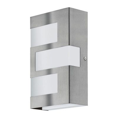 Moderni muovi ulkovalaisin hopea, Maegan, 3W, 3000K LED, IP44