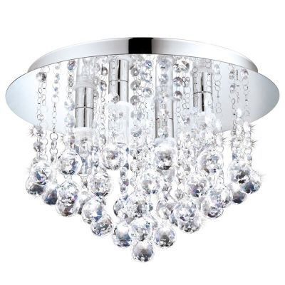 Design kristalli kattovalaisin kromi, Almedina, IP44