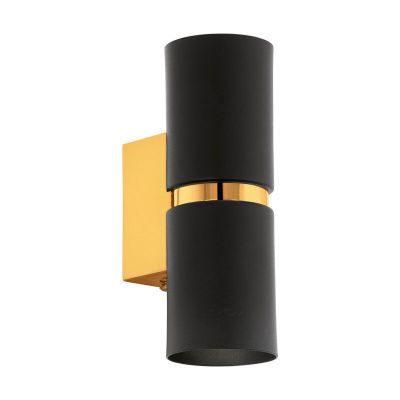 Design metalli ylös alas seinävalaisin kulta, Annely