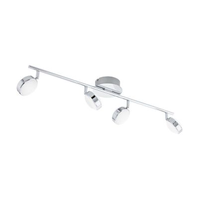 Moderni teräs kattokohdevalaisin kromi, Tjark, 5W, 3000K LED