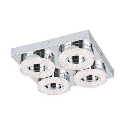 Moderni muovi seinävalaisin kromi, Arjo, 4W, 3000K LED