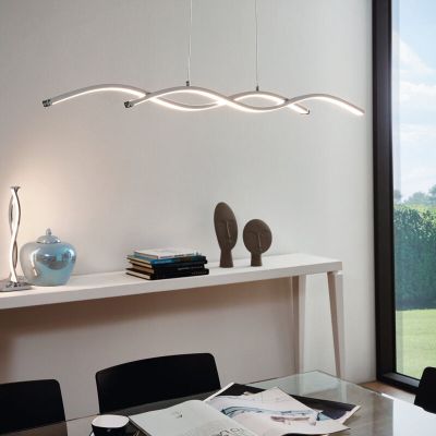 Moderni alumiini riippuvalaisin kromi, Arantxa, 14W, 3000K LED