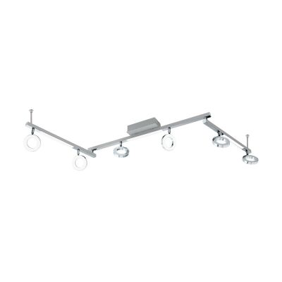 Moderni alumiini kattokohdevalaisin kromi, Madelinde, 3W, 3000K LED