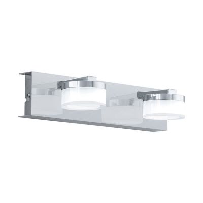 Moderni muovi seinävalaisin kromi, Busra, 7W, 3000K LED, IP44