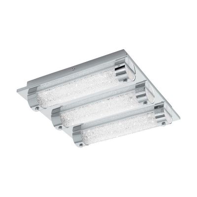 Design lasi kattovalaisin kromi, Iris, 7W, 4000K LED, IP44
