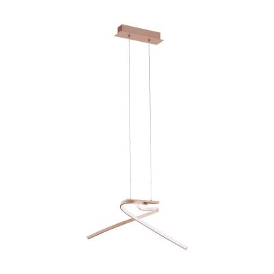 Design alumiini riippuvalaisin vaaleanpunainen, Josef, 11W, 3000K LED