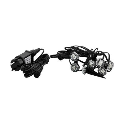 Muovi puutarhakohdevalaisin läpinäkyvä, Vanja, 3W, 3000K LED, IP65
