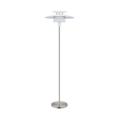 Design teräs lattiavalaisin valkoinen, Lariana, katkaisimella