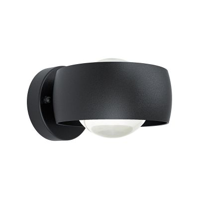 Moderni alumiini ulkovalaisin musta, Lyn, 2W, 3000K LED, IP44