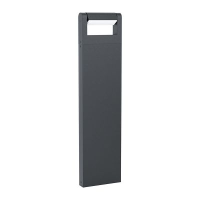 Moderni alumiini ulkovalaisin musta, Kawa, 4,8W, 3000K LED, IP44