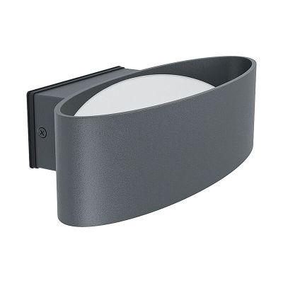 Moderni alumiini ulkovalaisin antrasiitti, Kawita, 10W, 3000K LED, IP44