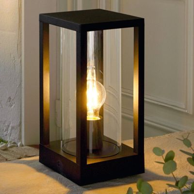 Moderni alumiini ulkovalaisin musta, Laszlo, IP54