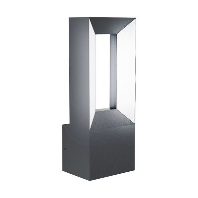 Moderni alumiini ulkovalaisin musta, Larisa, 5W, 3000K LED, IP44