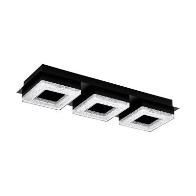 Design teräs kattolamppu musta, Arjo, 4W, 3000K LED