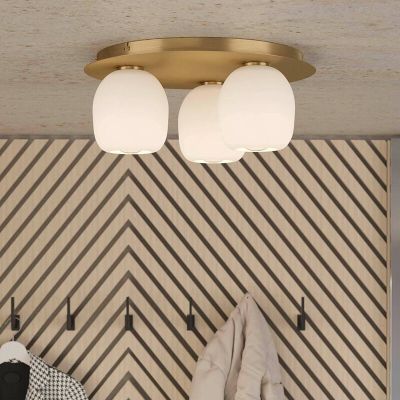 Design lasi kattovalaisin valkoinen, Jeannine