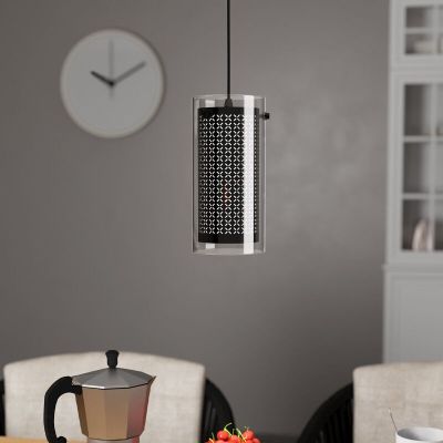 Design kangas riippuvalaisin musta, Barceno