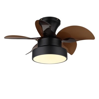 Nikkelikuvioinen kattotuuletin, metallinen, Mahmut, 22 W, valkoinen LED-kytkin, kaukosäätimellä