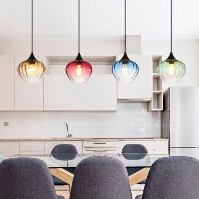 Design lasi riippuvalaisin monivärinen, Herm