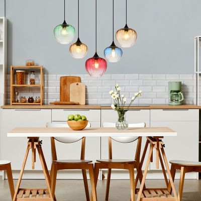 Design lasi riippuvalaisin monivärinen, Sudenaz