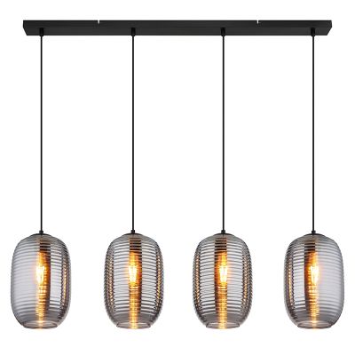 Design lasi riippuvalaisin musta, Arina