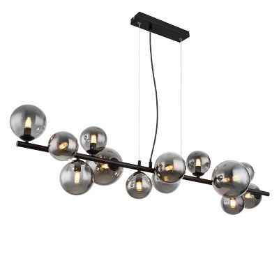 Design lasi riippuvalaisin musta, Melinda