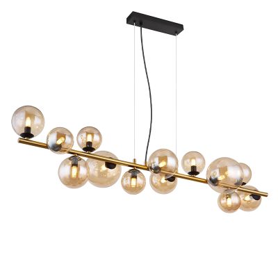 Design lasi riippuvalaisin meripihka, Melinda