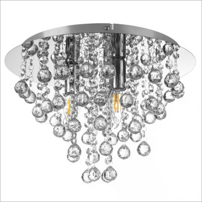 Design metalli kattovalaisin kromi, Luus