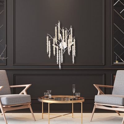 Design alumiini seinävalaisin  kromi, Lanah