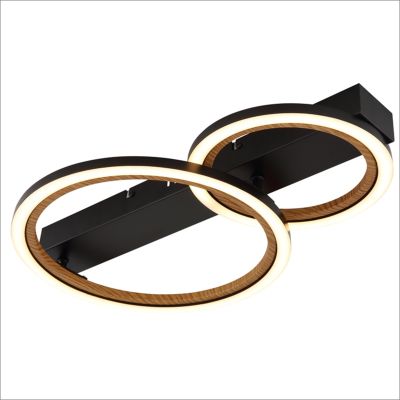 Design alumiini kattovalaisin musta, Danieke, 30W, 3000K LED