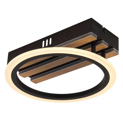 Design metalli kattovalaisin musta, Benedicte, 10W, white switch LED