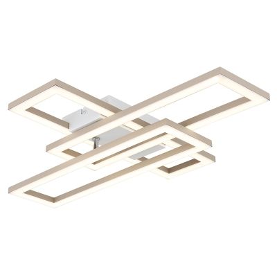 Design muovi kattovalaisin ruskea, Wassim, 24W, white switch LED