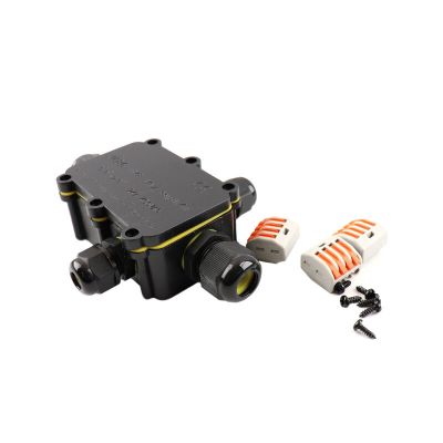 Vedenpitävä 4-napainen kaapelikytkentä, jossa Wago-pistoke, IP68