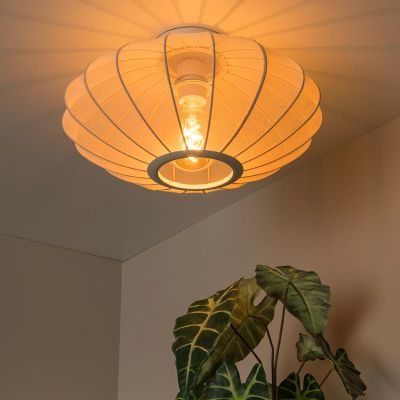 Beige muovi kattolamppu, Corina