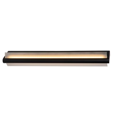 Musta metalli kylpyhuoneen seinävalaisin, Wanda, 19W, 3000K LED, IP44