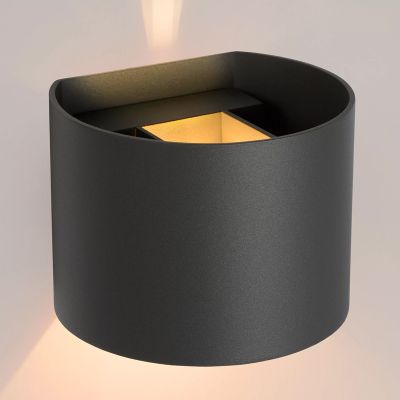 Harmaa alumiini ylös alas seinävalaisin, Xio