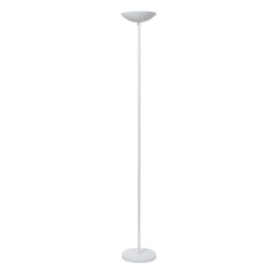 Valkoinen metalli seisova lukulamppu, Zenith, 20W, 3000K LED, kosketushimmentimellä
